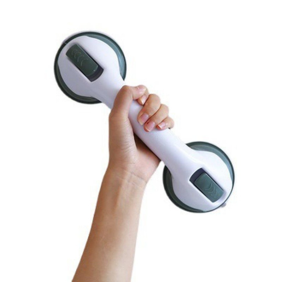 Double Suction Bathroom Safety Grab Handle/ডাবল সাকশন বাথরুম সেফটি গ্র্যাব হ্যান্ডেল